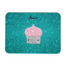 Diamantes bling personalizados de la magdalena del iman de vinilo