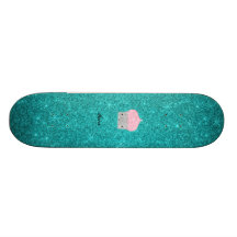 Diamantes bling personalizados de la magdalena del monopatines