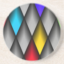 Diamantes coloridos posavasos manualidades