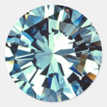Diamantes Pegatinas Redondas