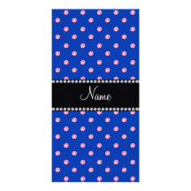 Diamantes rosados azules conocidos personalizados tarjetas con fotos personalizadas