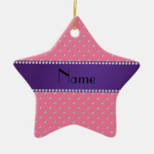 Diamantes rosados conocidos personalizados ornamentos de reyes magos