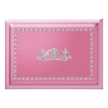 Diamantes rosados de los chicas y fiesta de cumple anuncios  
