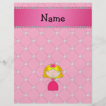 Diamantes rosados personalizados de la princesa co tarjetas publicitarias