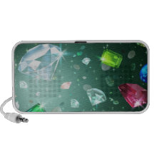 Diamantes y altavoz de Bling