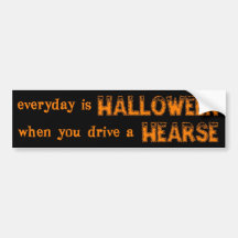 Diario es Halloween Etiqueta De Parachoque