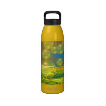 Días de oro - amarillo - tranquilidad azul botallas de agua