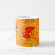 Días de oro tazas de café