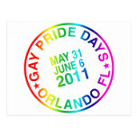 Días gay 2011 tarjeta postal