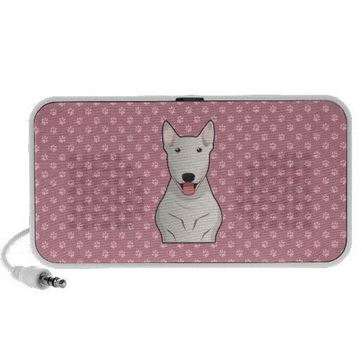Dibujo animado de bull terrier mini altavoz de Zazzle.es
