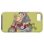 dibujo animado de la bici de la motocicleta del ce iPhone 5 carcasas