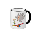 dibujo animado de la condenación del totter del ba tazas de café