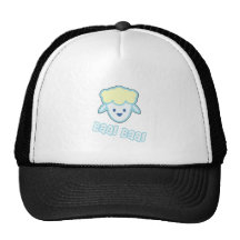 Dibujo animado de las ovejas del bebé gorras de camionero