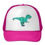 Dibujo animado de T-Rex Gorros Bordados