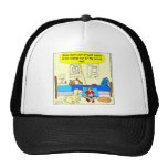 Dibujo animado del color de la mala respiración gorras
