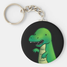 Dibujo animado del dinosaurio de Rex del Tyrannosa Llaveros Personalizados