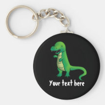Dibujo animado del dinosaurio de Rex del Tyrannosa Llaveros Personalizados