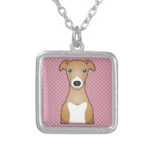 Dibujo animado del galgo italiano grimpola personalizada