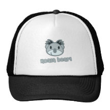 Dibujo animado del oso de koala del bebé gorra