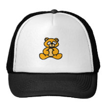 Dibujo animado del oso del bebé gorra