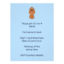 Dibujo animado del perro de Brown. Perro Comunicado Personal