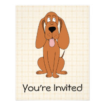 Dibujo animado del perro de Brown. Perro Anuncios Personalizados