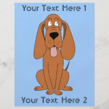 Dibujo animado del perro de Brown. Perro Tarjetón