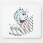 Dibujo animado del voleibol alfombrilla de raton