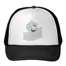 Dibujo animado del voleibol gorro de camionero