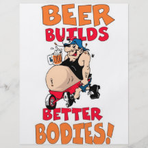 dibujo animado divertido del bebedor de cerveza tarjetas informativas