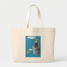 Dibujo animado fresco del conejito de pascua del p bolsas