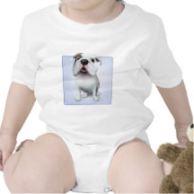 Dibujo animado (inglés) del dogo trajes de bebé