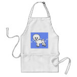 Dibujo animado lindo de Bichon Frise Delantales