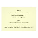 Dibujo animado lindo del búho. Amarillo Invitaciones Personalizada