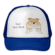 Dibujo animado lindo del dogo del cervatillo gorro