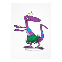 dibujo animado lindo del lagarto del gecko del bai anuncios personalizados