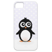 Dibujo animado lindo del pingüino iPhone 5 Case-Mate protector