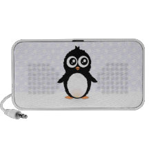 Dibujo animado lindo del pingüino mp3 altavoces