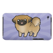 Dibujo animado Pekeingese (perrito cortado) Case-Mate iPod Touch Carcasas