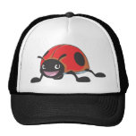 Dibujo animado rojo fresco de la mariquita del beb gorros  