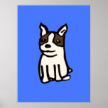 Dibujo de Boston Terrier Posters