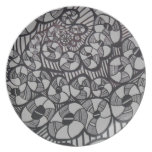 Dibujo de la fábrica del buñuelo del calabozo plato de cena