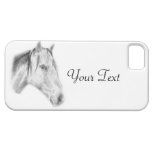 Dibujo del caballo iPhone 5 Case-Mate cobertura