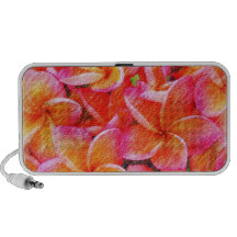 Dibujo del Frangipani Mini Altavoces