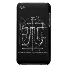 Dibujo del número del pi iPod touch Case-Mate funda