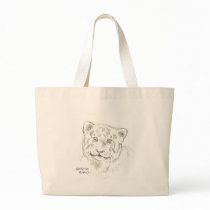 dibujo del tigre de bebé bolsas