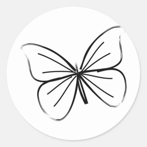 Como dibujar una mariposa facil - Imagui