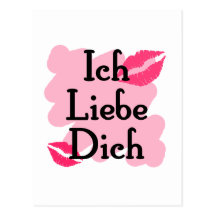 dich del liebe del ich postales