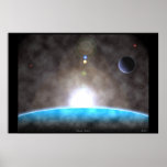 Dicha azul posters