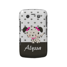 Diddles rosa intrépido de la caja de Blackberry de Blackberry Bold Funda